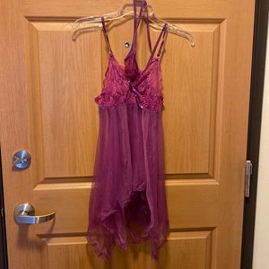 NWOT One Size Purple Négligée (Teddy)